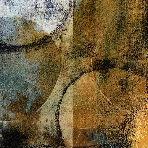 Abstract Earthy Curves Art Print by Dina Dankers