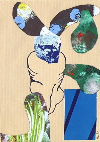 Surreal Figure Collage Surréaliste reproduction