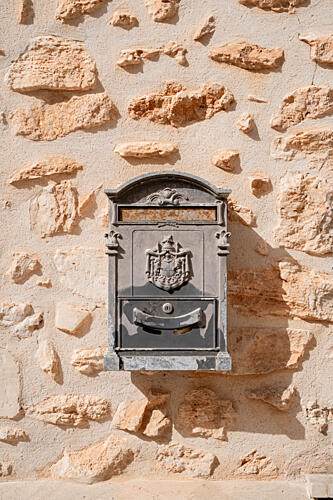 Rustic Wall Mailbox Art Print