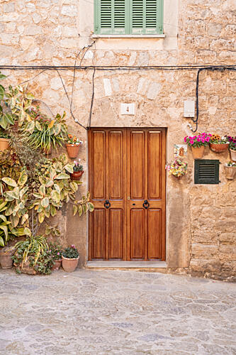 Rustic Mediterranean Doorway Art Print