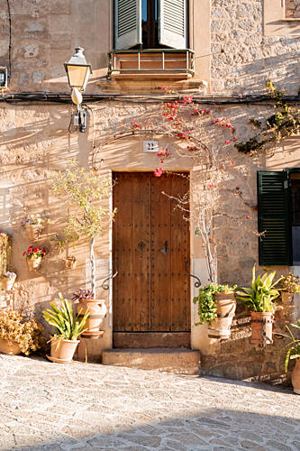 Sunny Mediterranean Doorway Art Print by Henrike Schenk