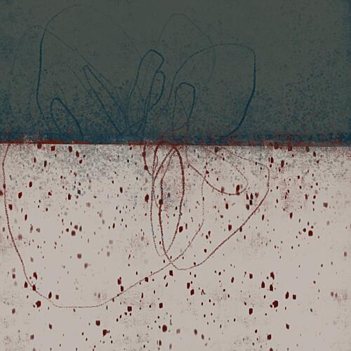 Textured Abstract Color Block Art Print by Mansi Saxena