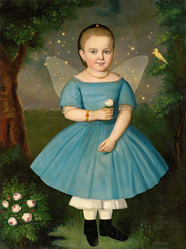 Vintage Fairy Portrait Art Print