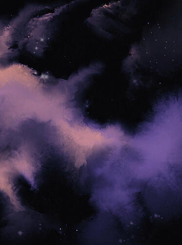 Ethereal Space Nebula Art Print