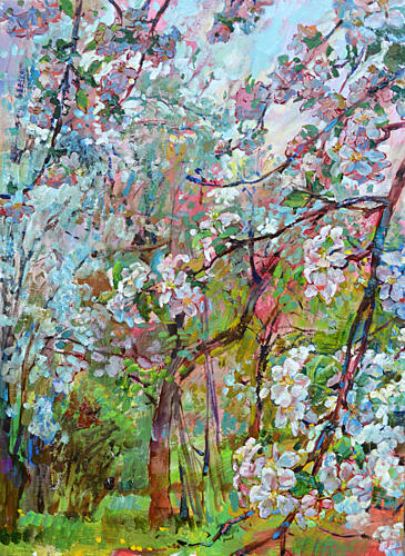 Vibrant Spring Blossoms Art Print