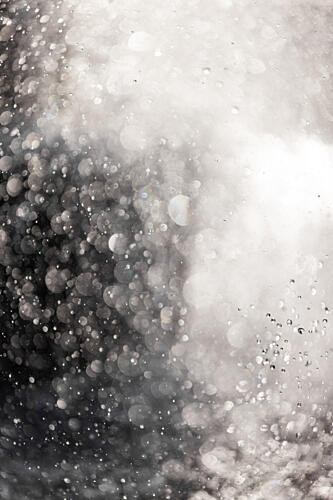 Sparkling Water Drops Art Print
