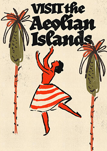 Vintage Aeolian Island Dance Art Print