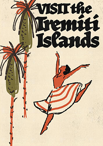 Vintage Island Dancer Art Print