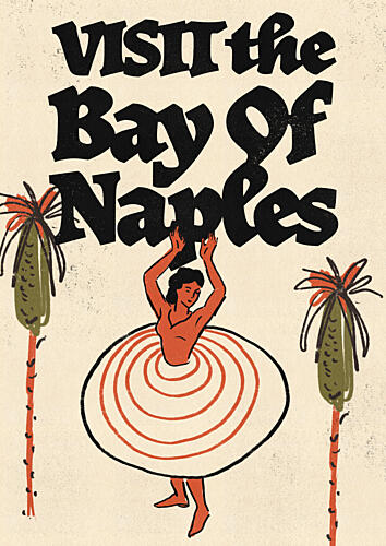 Visit the Bay of Naples Art Print