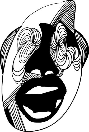 Intense Abstract Expression Art Print by Samantha Carter