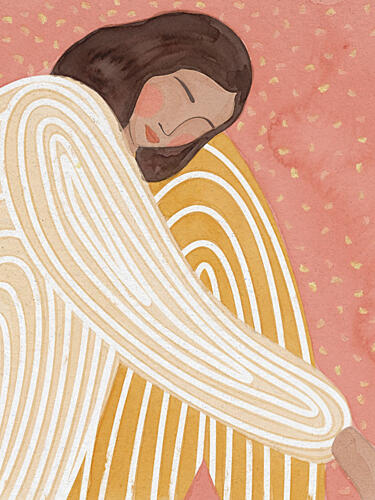 Cozy Embrace Art Print by Essa van Reis