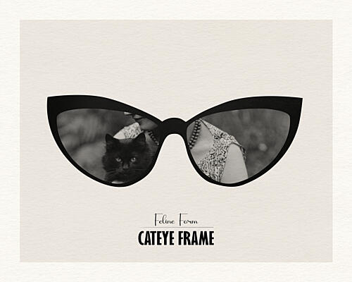 Black Cat Eye Reflections Art Print by Wild Violets