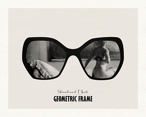 Sensual Nude Sunglasses Art Print