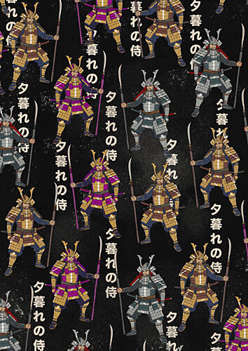 Twilight Samurai Warriors Art Print