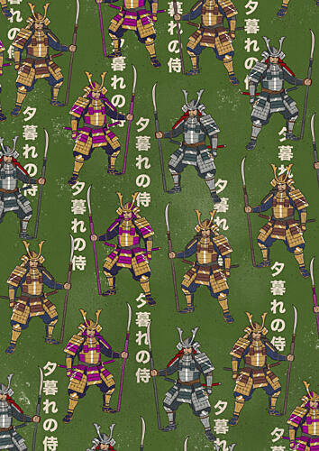 Twilight Samurai Warriors Art Print