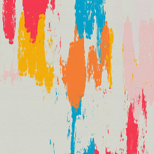 Vibrant Brush Strokes Art Print