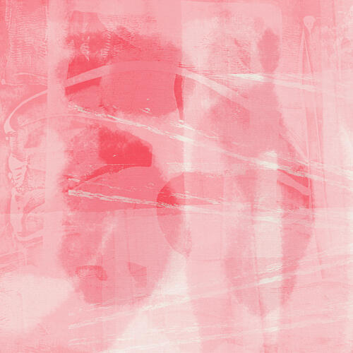 Soft Pink Abstract Flow Art Print