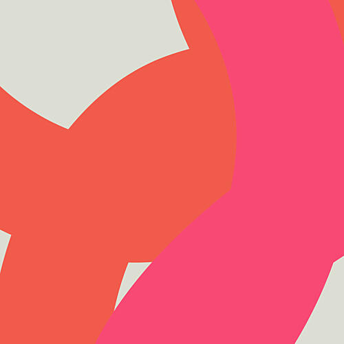 Vibrant Abstract Curves Art Print