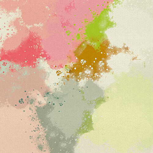 Abstract Color Splashes Art Print by Dina Dankers