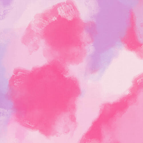 Dreamy Pink Purple Wash Art Print