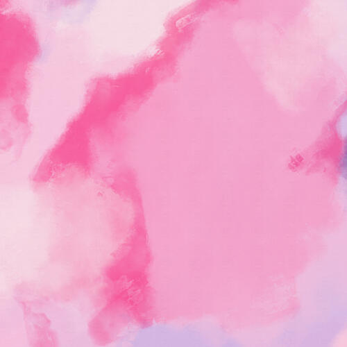 Pink Watercolor Dream Aquarelle reproduction