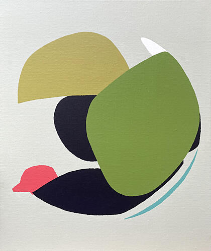 Soft Abstract Shapes Art Print by Rafa Mateo
