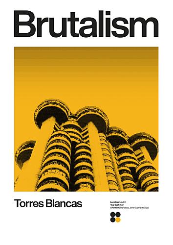Bold Brutalist Architecture Art Print by David Vineis