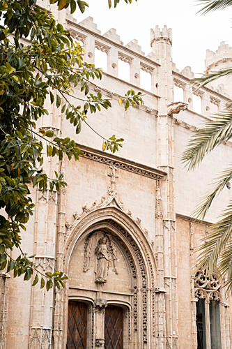 Gothic Church Entrance Art Print by Henrike Schenk