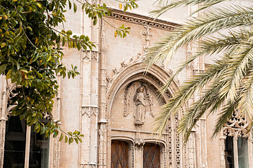 Gothic Church Entrance Art Print by Henrike Schenk