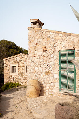 Rustic Mediterranean Houses Art Print