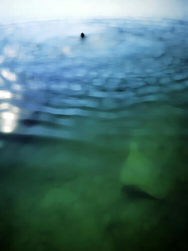 Abstract Ocean Depths Océan reproduction