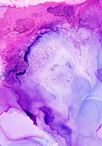 Ethereal Purple Flow Art Print by uplusmestudio