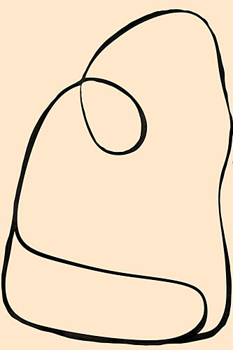 Flowing Abstract Line Art Print