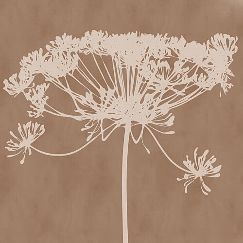 Minimalist Botanical Silhouette Minimaliste reproduction