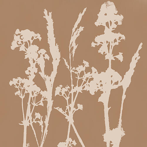 Earthy Botanical Silhouettes Art Print