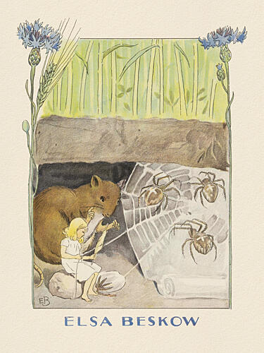 Tummelisa Underjord Art Print by Elsa Beskow and Hc Andersen