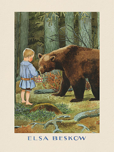 Mors Lilla Olle Art Print by Elsa Beskow