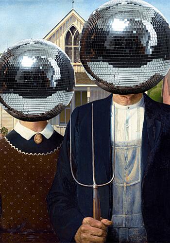 American Gothic Disco Gothique reproduction