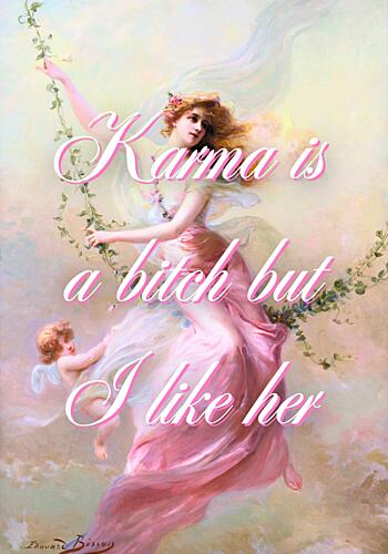 Ethereal Flying Goddess Art Print