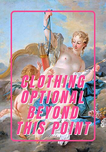 Clothing Optional Art Print