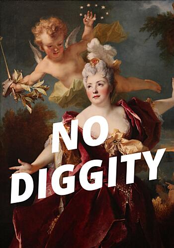 Regal Woman No Diggity Art Print