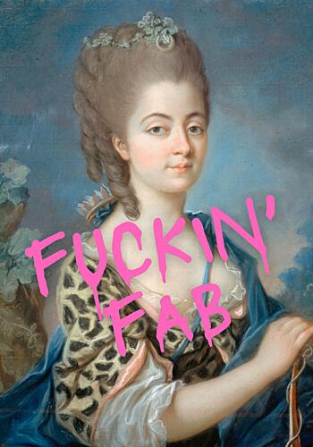 Fkin Fab Royal Portrait Art Print