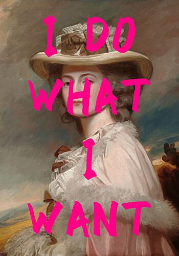 Rebellious Classic Portrait Art Print