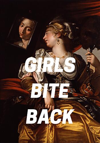 Baroque Girls Bite Back Art Print