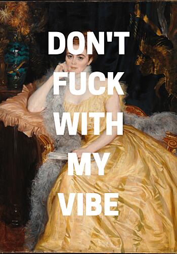 Bold Vibe Portrait Art Print