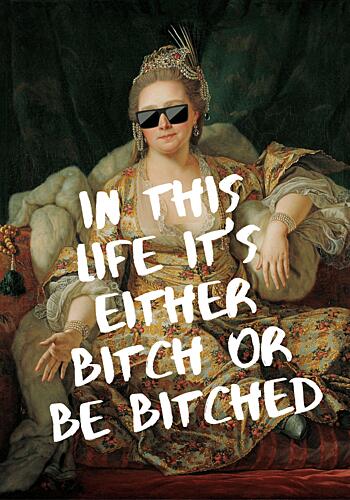 Sassy Queen Portrait Effronté reproduction