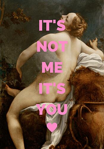 Reclining Nude Sarcastic Quote Art Print