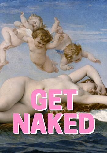 Classical Nude with Cherubs Classique reproduction