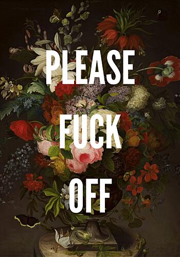 F off Art Print