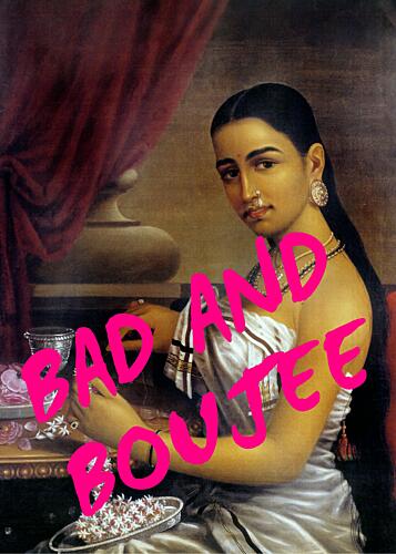 Bad Boujee Indian Portrait Art Print